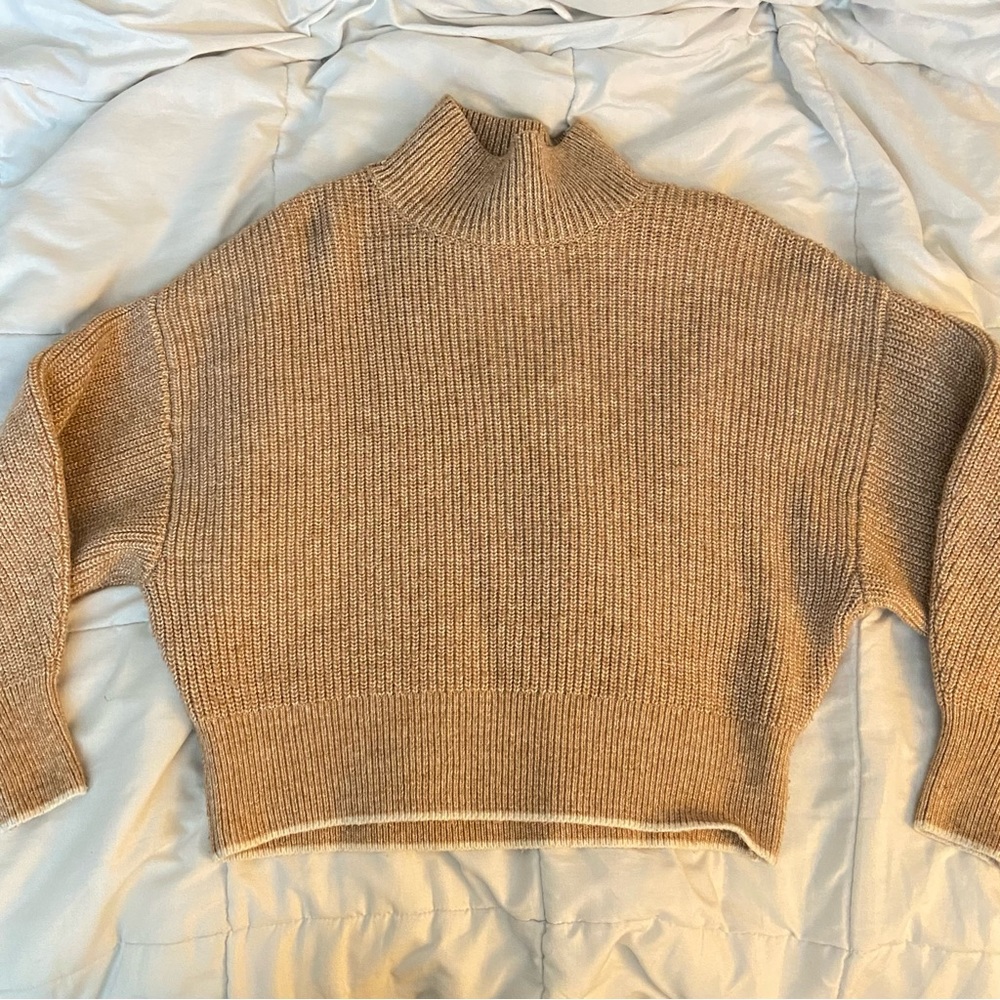 H&M Beige Turtleneck Sweater